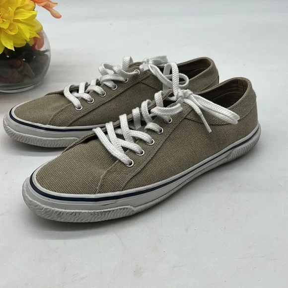 Nautica Tan Canvas Sneaker Size 7.5. SNK2653B - Picture 3 of 8